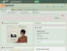 Tablet Screenshot of hyperborean.deviantart.com