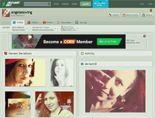 Tablet Screenshot of angelasswing.deviantart.com