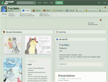 Tablet Screenshot of f-as-balto.deviantart.com