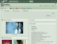 Tablet Screenshot of marikkun.deviantart.com