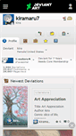 Mobile Screenshot of kiramaru7.deviantart.com