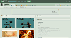 Desktop Screenshot of deatlord.deviantart.com