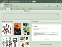 Tablet Screenshot of kimchi1uva.deviantart.com