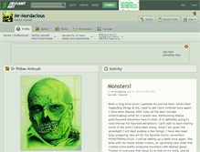 Tablet Screenshot of mr-mordacious.deviantart.com