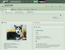Tablet Screenshot of louna-yume.deviantart.com