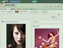 Tablet Screenshot of mymusetwilight.deviantart.com