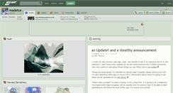 Desktop Screenshot of madalice.deviantart.com