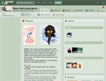 Tablet Screenshot of base-users-sancuary.deviantart.com