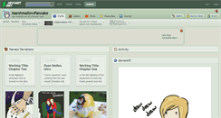 Desktop Screenshot of marshmallowpancake.deviantart.com