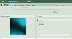 Desktop Screenshot of disorted.deviantart.com