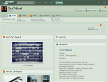 Tablet Screenshot of christ-blood.deviantart.com