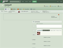 Tablet Screenshot of mariana49.deviantart.com