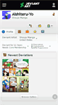 Mobile Screenshot of aishiteru-yo.deviantart.com