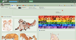 Desktop Screenshot of cinnanom.deviantart.com