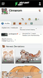 Mobile Screenshot of cinnanom.deviantart.com