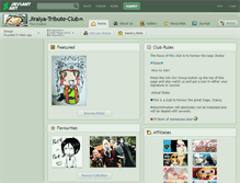 Tablet Screenshot of jiraiya-tribute-club.deviantart.com