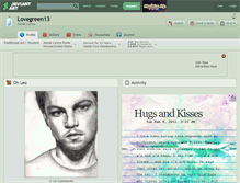 Tablet Screenshot of lovegreen13.deviantart.com