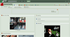 Desktop Screenshot of hammersection.deviantart.com