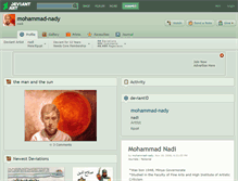 Tablet Screenshot of mohammad-nady.deviantart.com