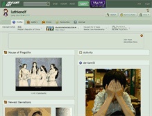 Tablet Screenshot of luthienelf.deviantart.com