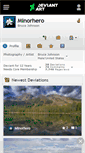 Mobile Screenshot of minorhero.deviantart.com