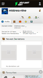 Mobile Screenshot of mistress-nine.deviantart.com