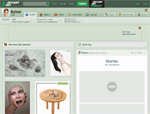 Tablet Screenshot of bygod.deviantart.com