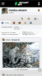 Mobile Screenshot of meeko-okeem.deviantart.com