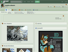 Tablet Screenshot of meeko-okeem.deviantart.com