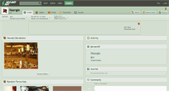 Desktop Screenshot of lilaznglo.deviantart.com