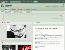 Tablet Screenshot of mascara84.deviantart.com