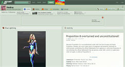 Desktop Screenshot of hedrus.deviantart.com