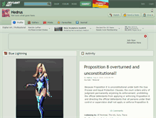 Tablet Screenshot of hedrus.deviantart.com