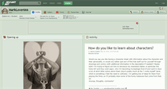 Desktop Screenshot of mariklover666.deviantart.com