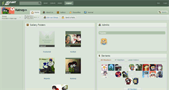 Desktop Screenshot of katnep.deviantart.com