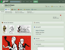 Tablet Screenshot of nate-o-chasm.deviantart.com