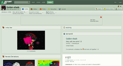 Desktop Screenshot of golden-shads.deviantart.com