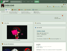 Tablet Screenshot of golden-shads.deviantart.com