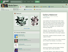 Tablet Screenshot of nicole-fans.deviantart.com