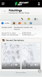 Mobile Screenshot of pokeninga.deviantart.com