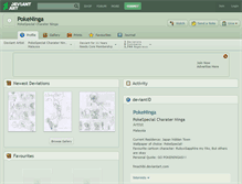 Tablet Screenshot of pokeninga.deviantart.com