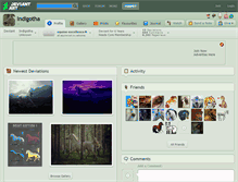 Tablet Screenshot of indigotha.deviantart.com