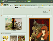 Tablet Screenshot of bearcik.deviantart.com