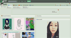 Desktop Screenshot of meii0.deviantart.com