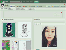 Tablet Screenshot of meii0.deviantart.com