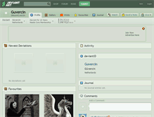 Tablet Screenshot of guvercin.deviantart.com