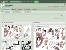 Tablet Screenshot of cizgiciadam.deviantart.com