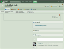 Tablet Screenshot of deviant-body-mods.deviantart.com