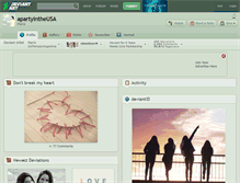 Tablet Screenshot of apartyintheusa.deviantart.com