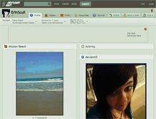 Tablet Screenshot of erinscull.deviantart.com